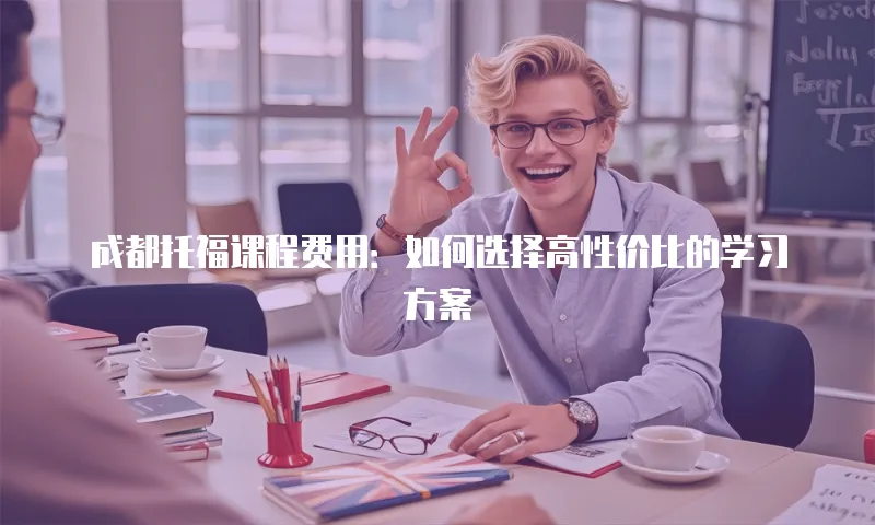 成都托福课程费用：如何选择高性价比的学习方案