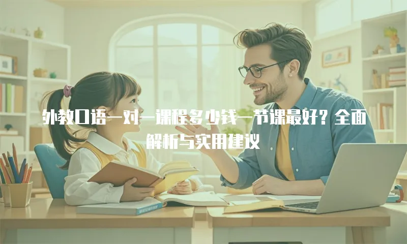 外教口语一对一课程多少钱一节课最好？全面解析与实用建议