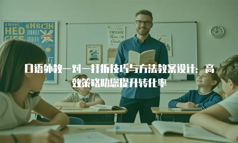 口语外教一对一打折技巧与方法教案设计：高效策略助您提升转化率