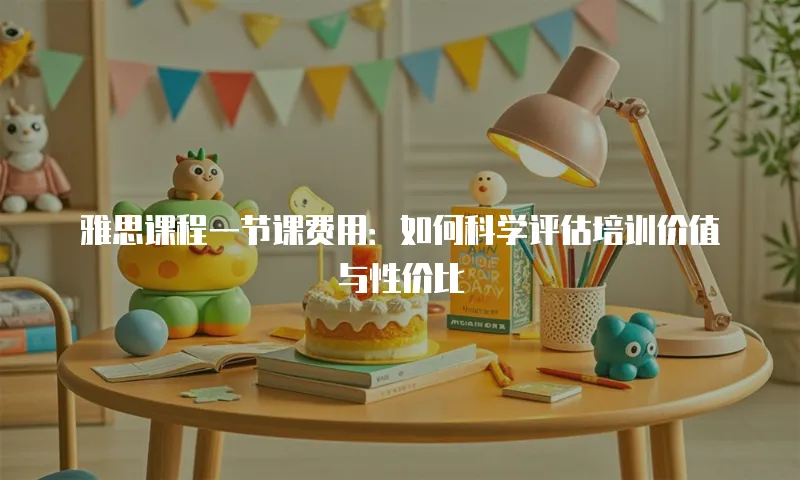 雅思课程一节课费用：如何科学评估培训价值与性价比