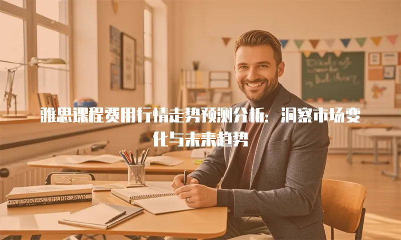 雅思课程费用行情走势预测分析：洞察市场变化与未来趋势