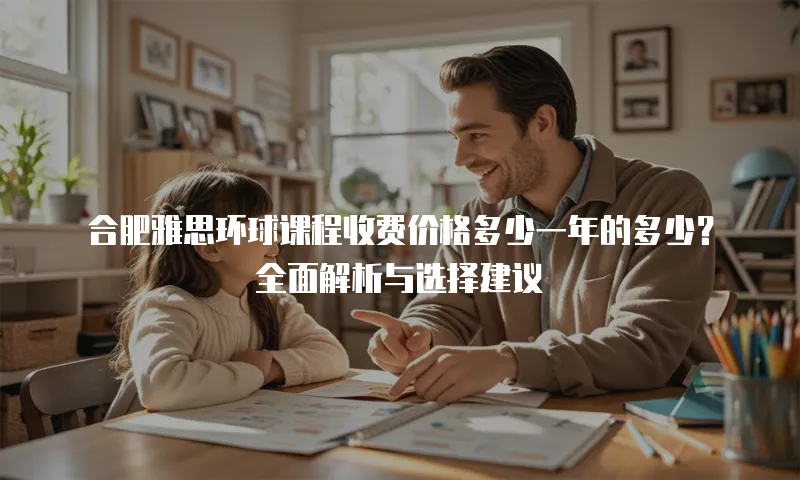 合肥雅思环球课程收费价格多少一年的多少？全面解析与选择建议