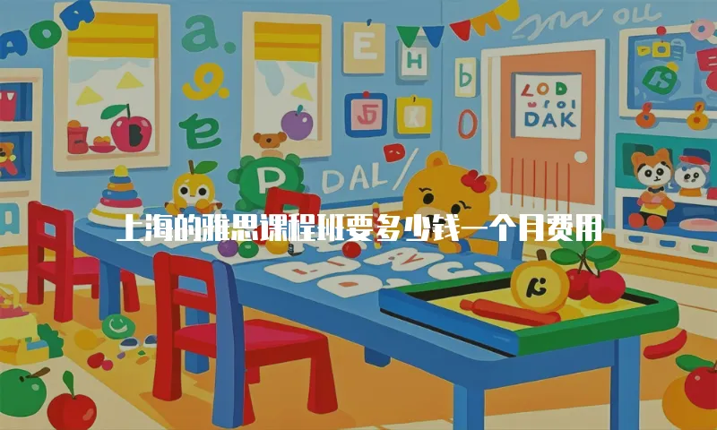 上海的雅思课程班要多少钱一个月费用