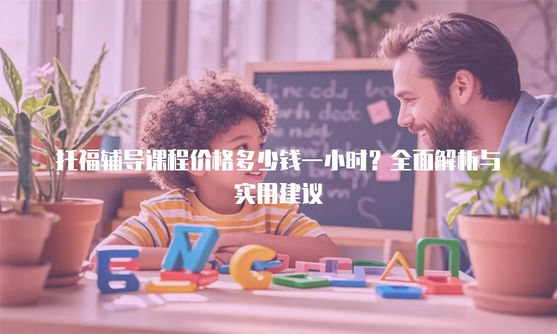 托福辅导课程价格多少钱一小时？全面解析与实用建议