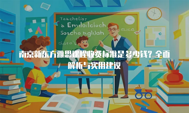 南京新东方雅思课程收费标准是多少钱？全面解析与实用建议