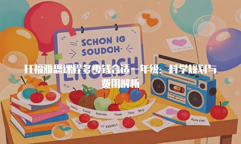 托福雅思课程多少钱合适一年级：科学规划与费用解析