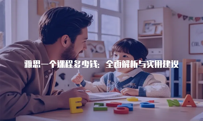 雅思一个课程多少钱：全面解析与实用建议