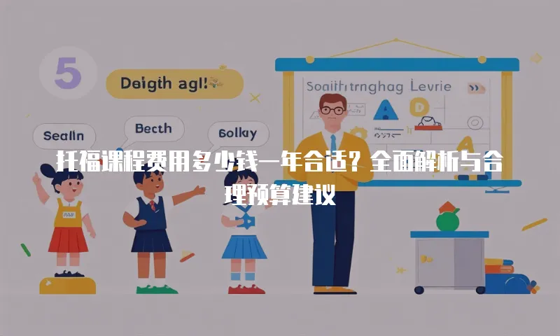 托福课程费用多少钱一年合适？全面解析与合理预算建议