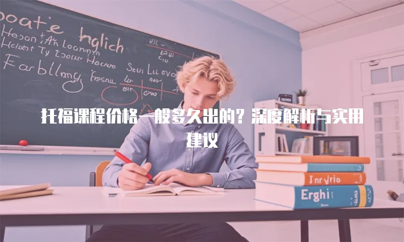 托福课程价格一般多久出的？深度解析与实用建议