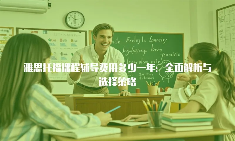 雅思托福课程辅导费用多少一年：全面解析与选择策略