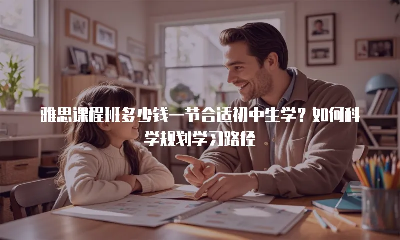 雅思课程班多少钱一节合适初中生学？如何科学规划学习路径
