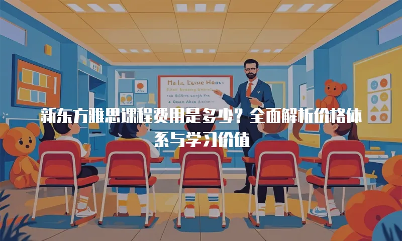 新东方雅思课程费用是多少？全面解析价格体系与学习价值