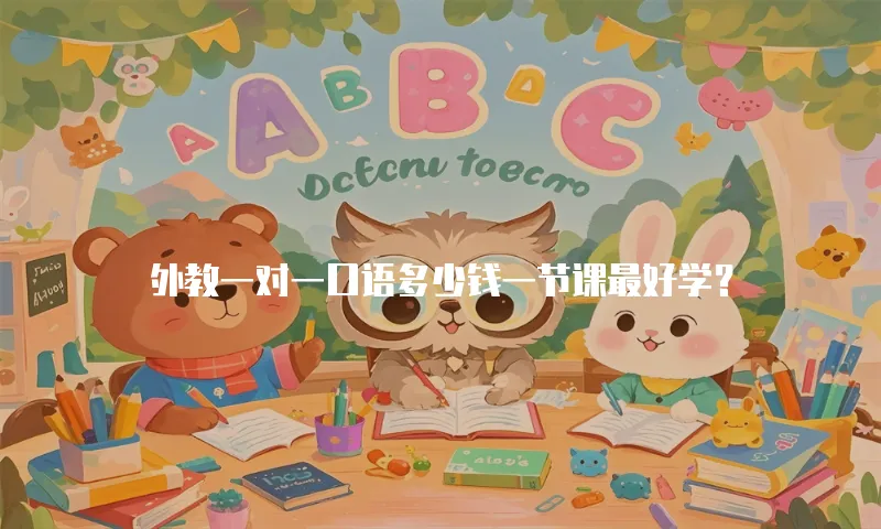 外教一对一口语多少钱一节课最好学？