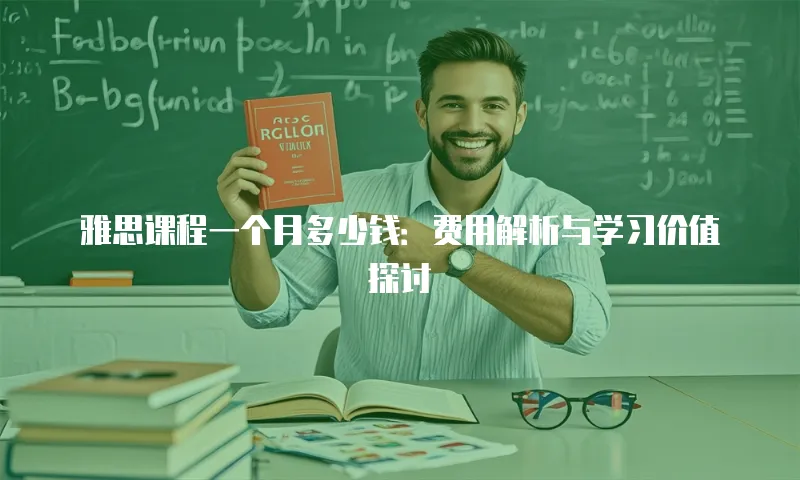 雅思课程一个月多少钱：费用解析与学习价值探讨