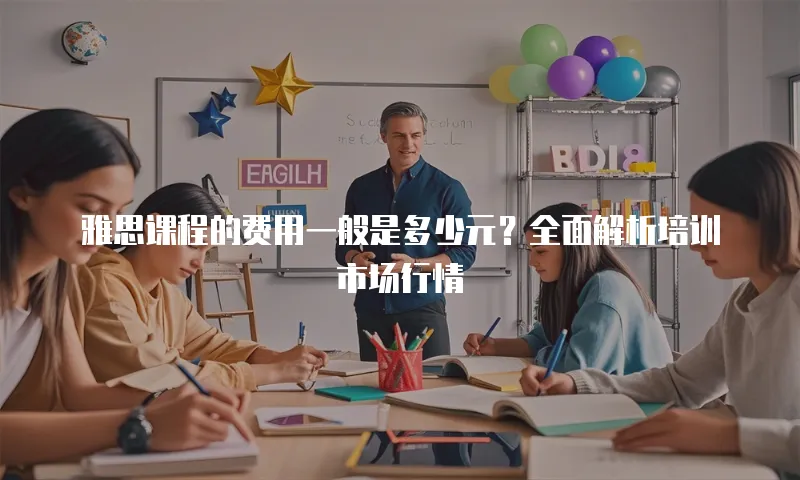 雅思课程的费用一般是多少元？全面解析培训市场行情