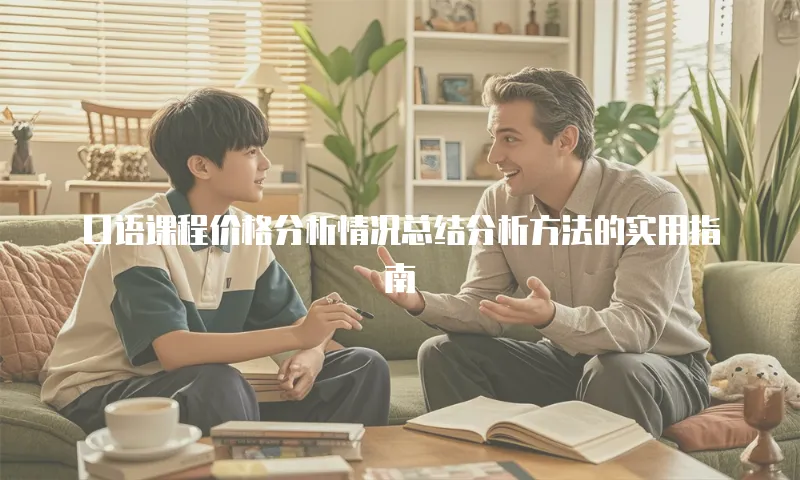 口语课程价格分析情况总结分析方法的实用指南