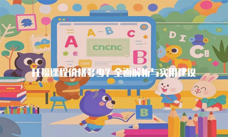 托福课程价格多少？全面解析与实用建议