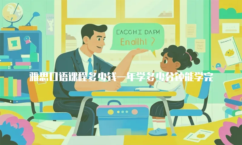 雅思口语课程多少钱一年学多少分钟能学完