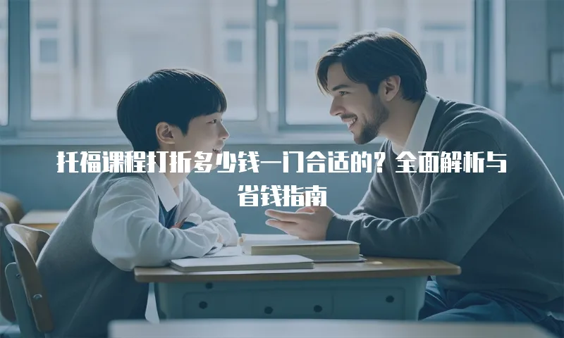托福课程打折多少钱一门合适的？全面解析与省钱指南