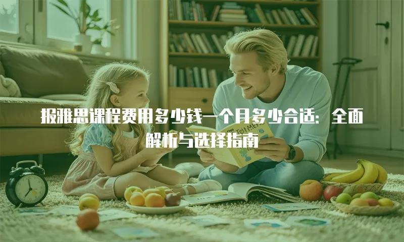报雅思课程费用多少钱一个月多少合适：全面解析与选择指南