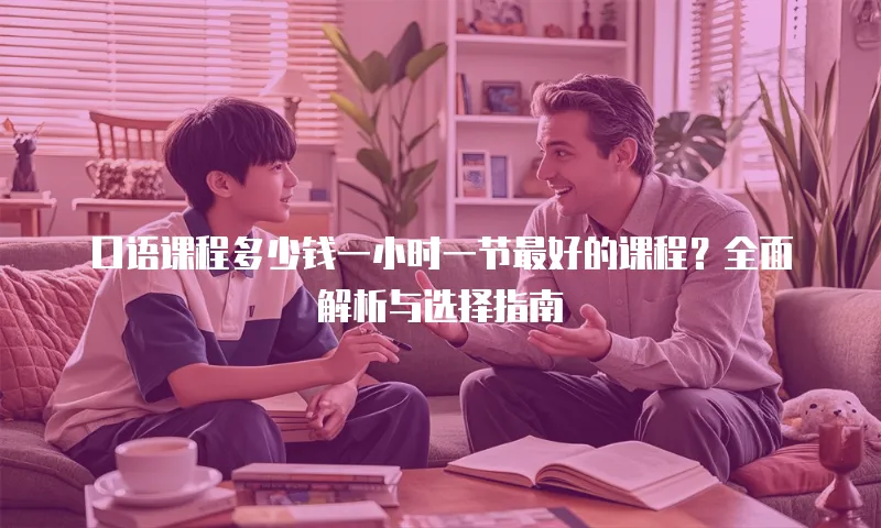 口语课程多少钱一小时一节最好的课程？全面解析与选择指南