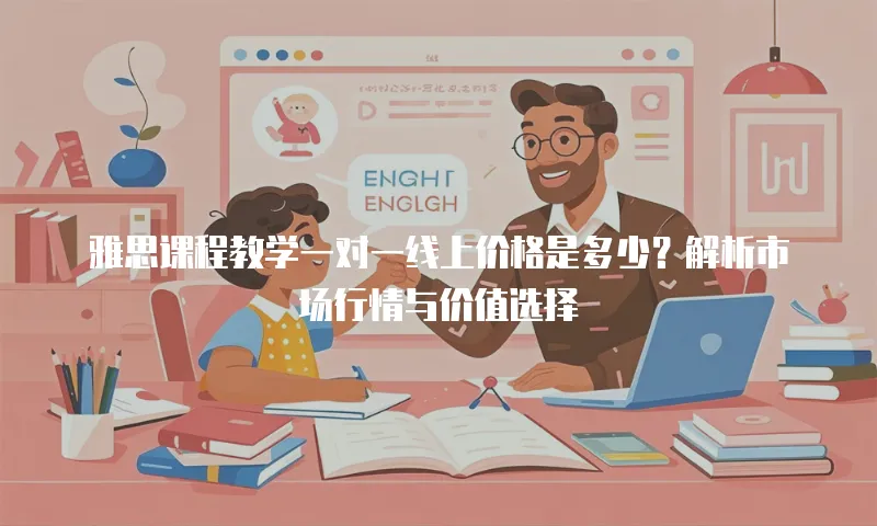 雅思课程教学一对一线上价格是多少？解析市场行情与价值选择