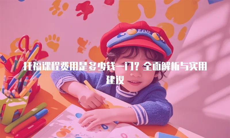托福课程费用是多少钱一门？全面解析与实用建议