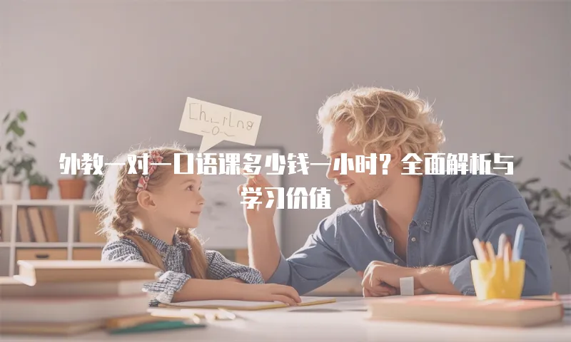 外教一对一口语课多少钱一小时？全面解析与学习价值