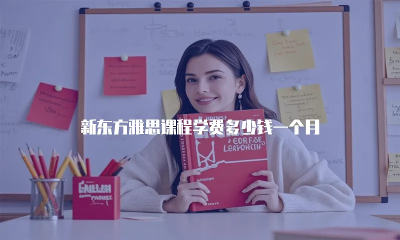 新东方雅思课程学费多少钱一个月