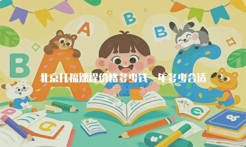 北京托福课程价格多少钱一年多少合适