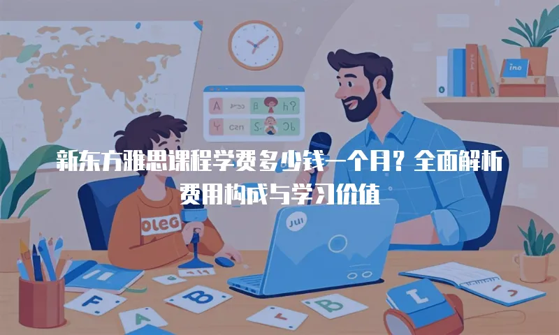 新东方雅思课程学费多少钱一个月？全面解析费用构成与学习价值