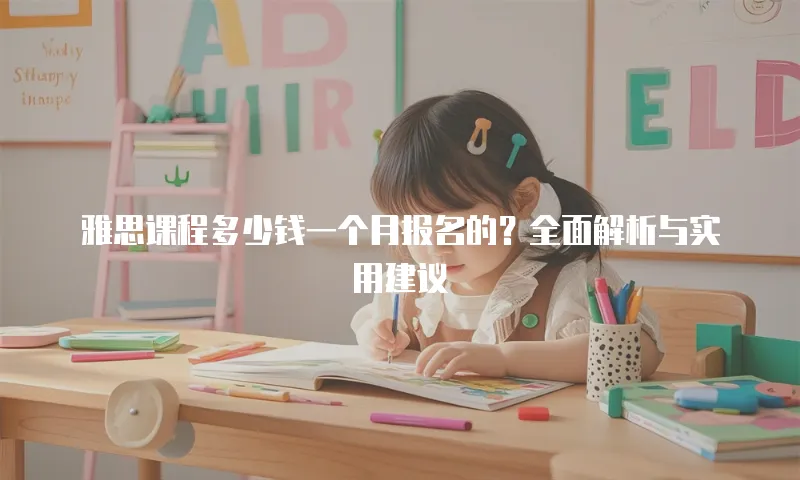 雅思课程多少钱一个月报名的？全面解析与实用建议