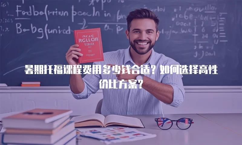 暑期托福课程费用多少钱合适？如何选择高性价比方案？