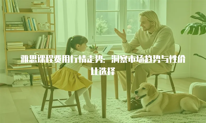 雅思课程费用行情走势：洞察市场趋势与性价比选择