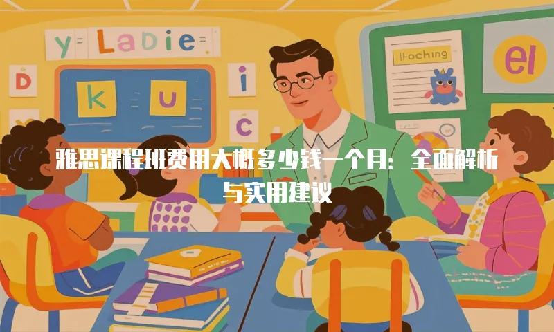 雅思课程班费用大概多少钱一个月：全面解析与实用建议