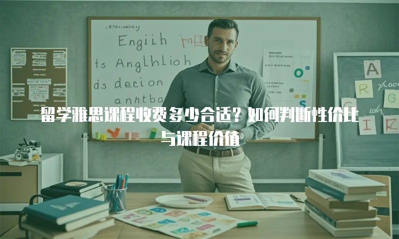 留学雅思课程收费多少合适？如何判断性价比与课程价值