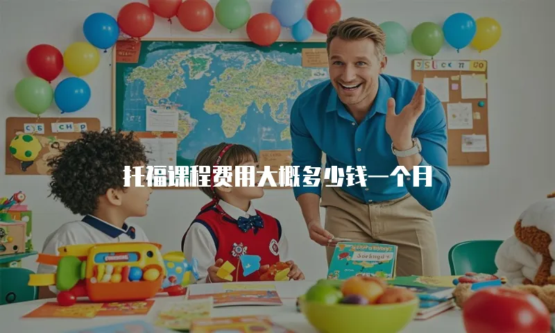 托福课程费用大概多少钱一个月