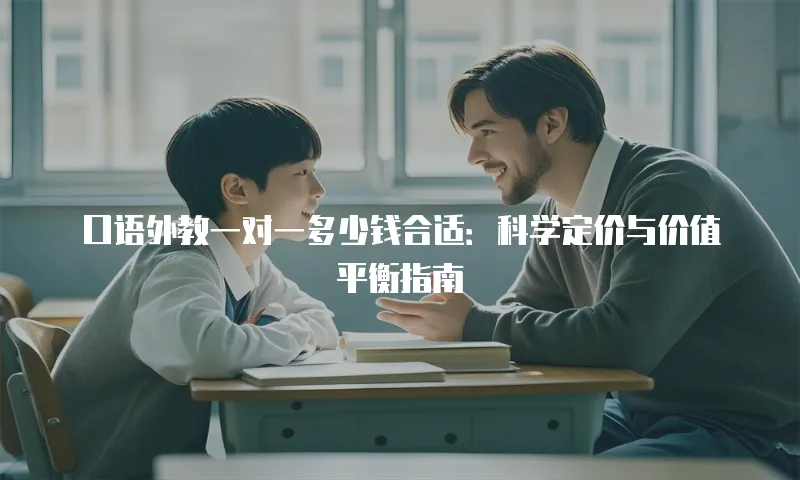 口语外教一对一多少钱合适：科学定价与价值平衡指南