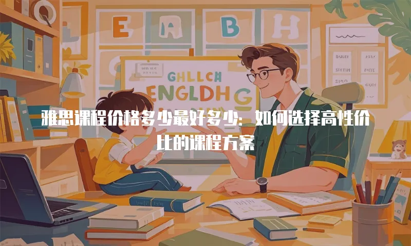 雅思课程价格多少最好多少：如何选择高性价比的课程方案