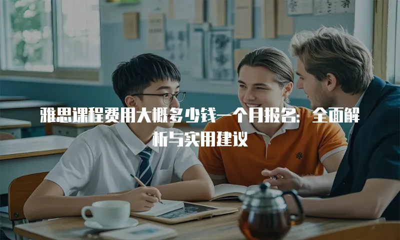 雅思课程费用大概多少钱一个月报名：全面解析与实用建议