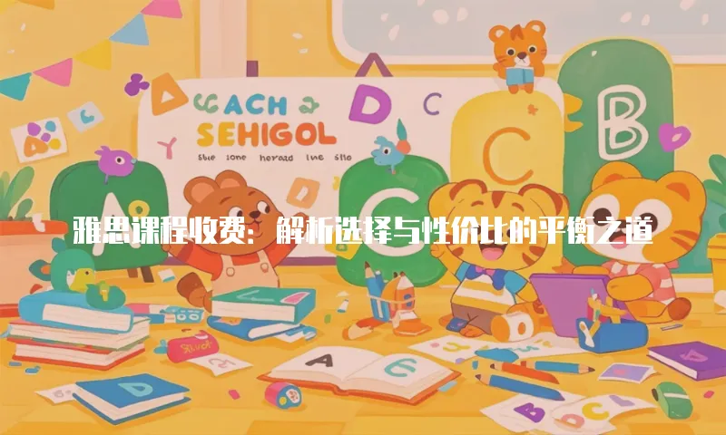 雅思课程收费：解析选择与性价比的平衡之道