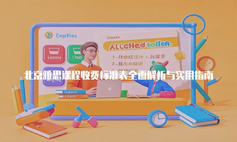 北京雅思课程收费标准表全面解析与实用指南