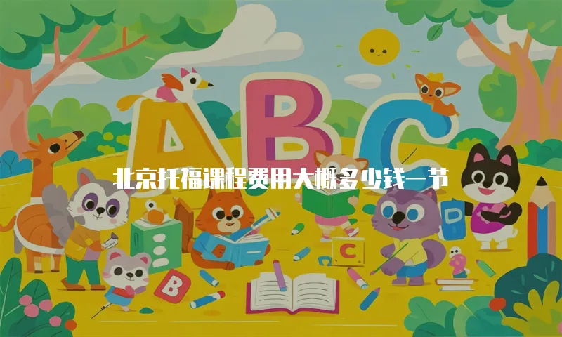北京托福课程费用大概多少钱一节
