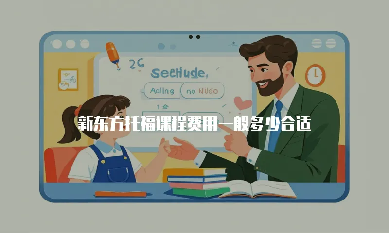 新东方托福课程费用一般多少合适