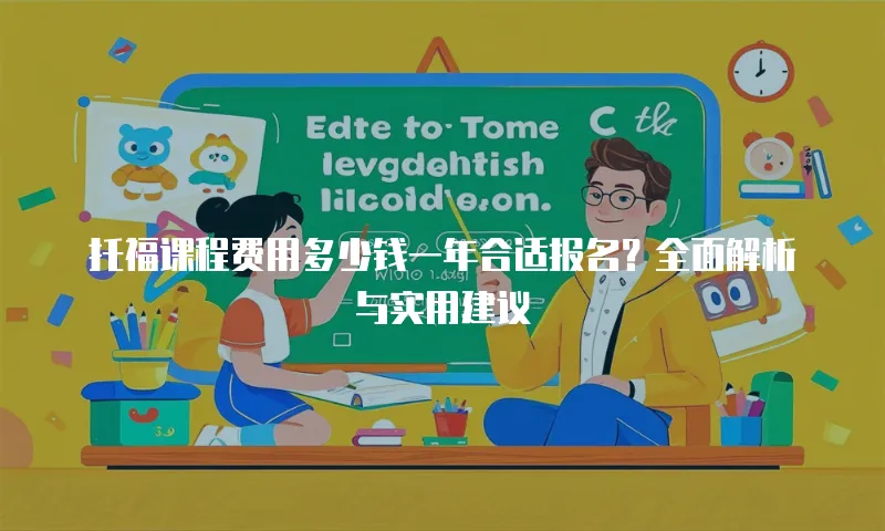 托福课程费用多少钱一年合适报名？全面解析与实用建议