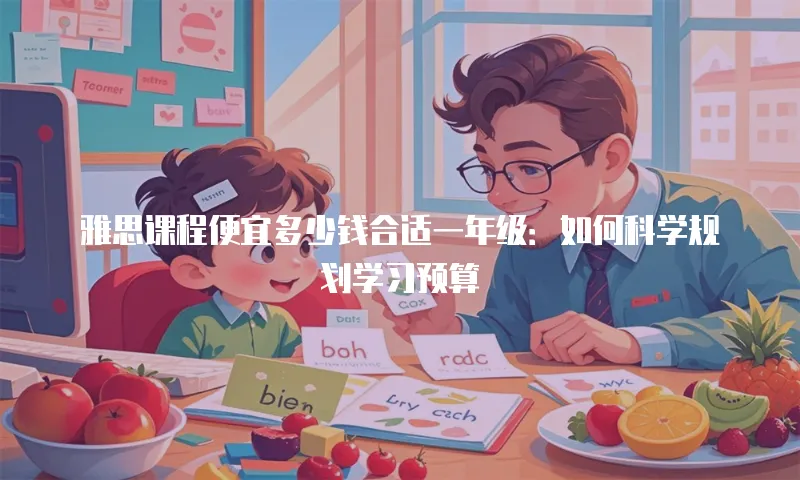 雅思课程便宜多少钱合适一年级：如何科学规划学习预算