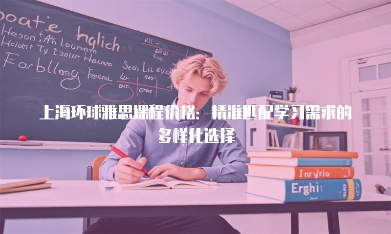 上海环球雅思课程价格：精准匹配学习需求的多样化选择