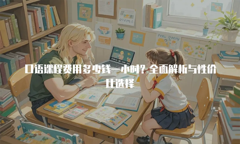 口语课程费用多少钱一小时？全面解析与性价比选择