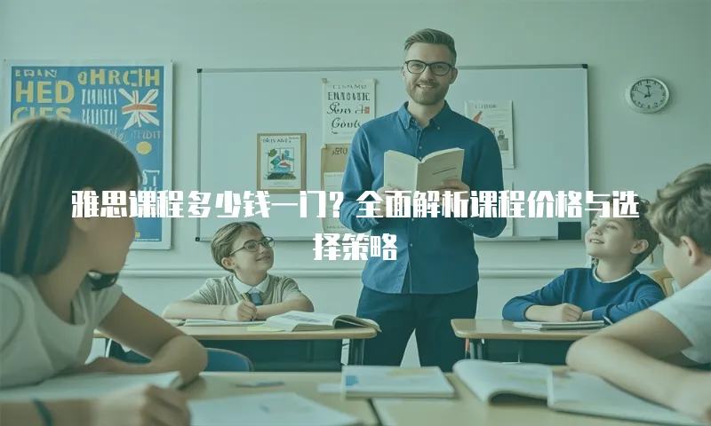 雅思课程多少钱一门？全面解析课程价格与选择策略