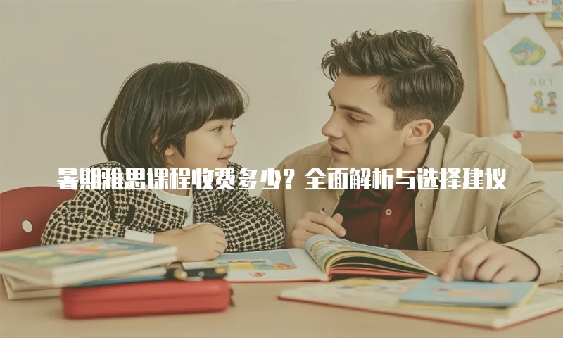 暑期雅思课程收费多少？全面解析与选择建议